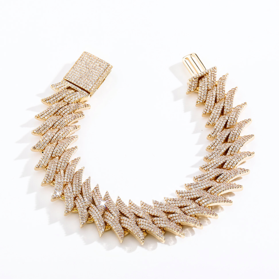 Twisted Infused Cuban Link Bracelets