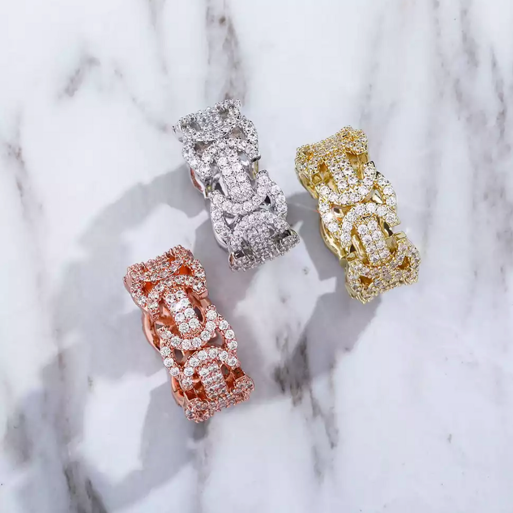 Cuban Link to Link Rings