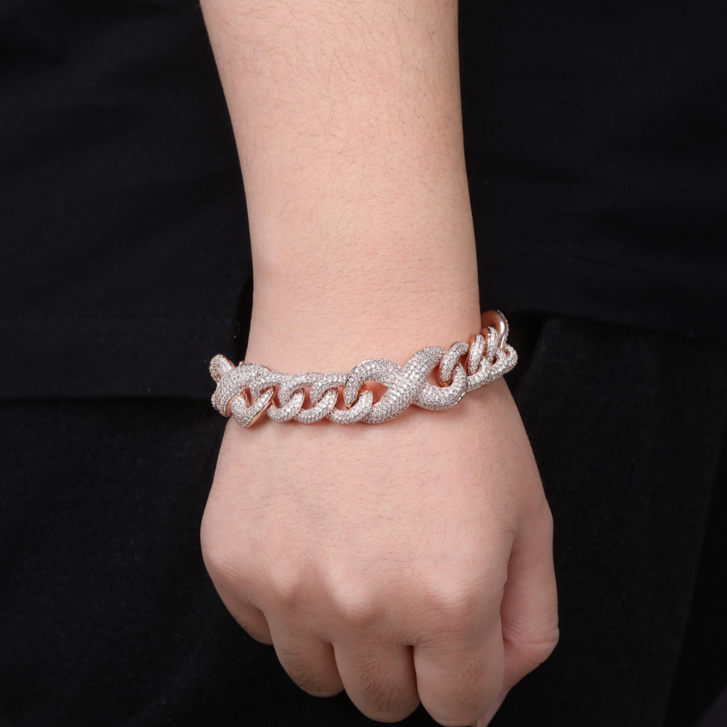 Infused Infinity Cuban Link Bracelet
