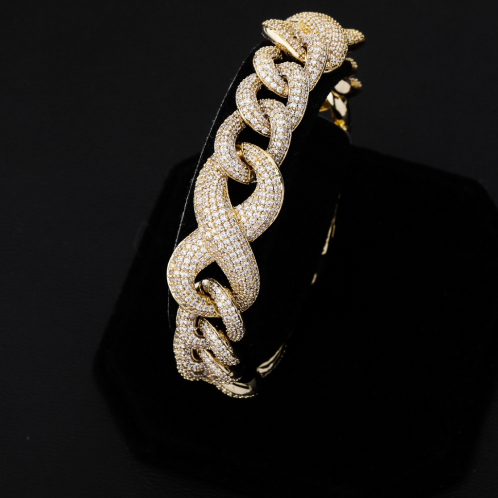 Infused Infinity Cuban Link Bracelet