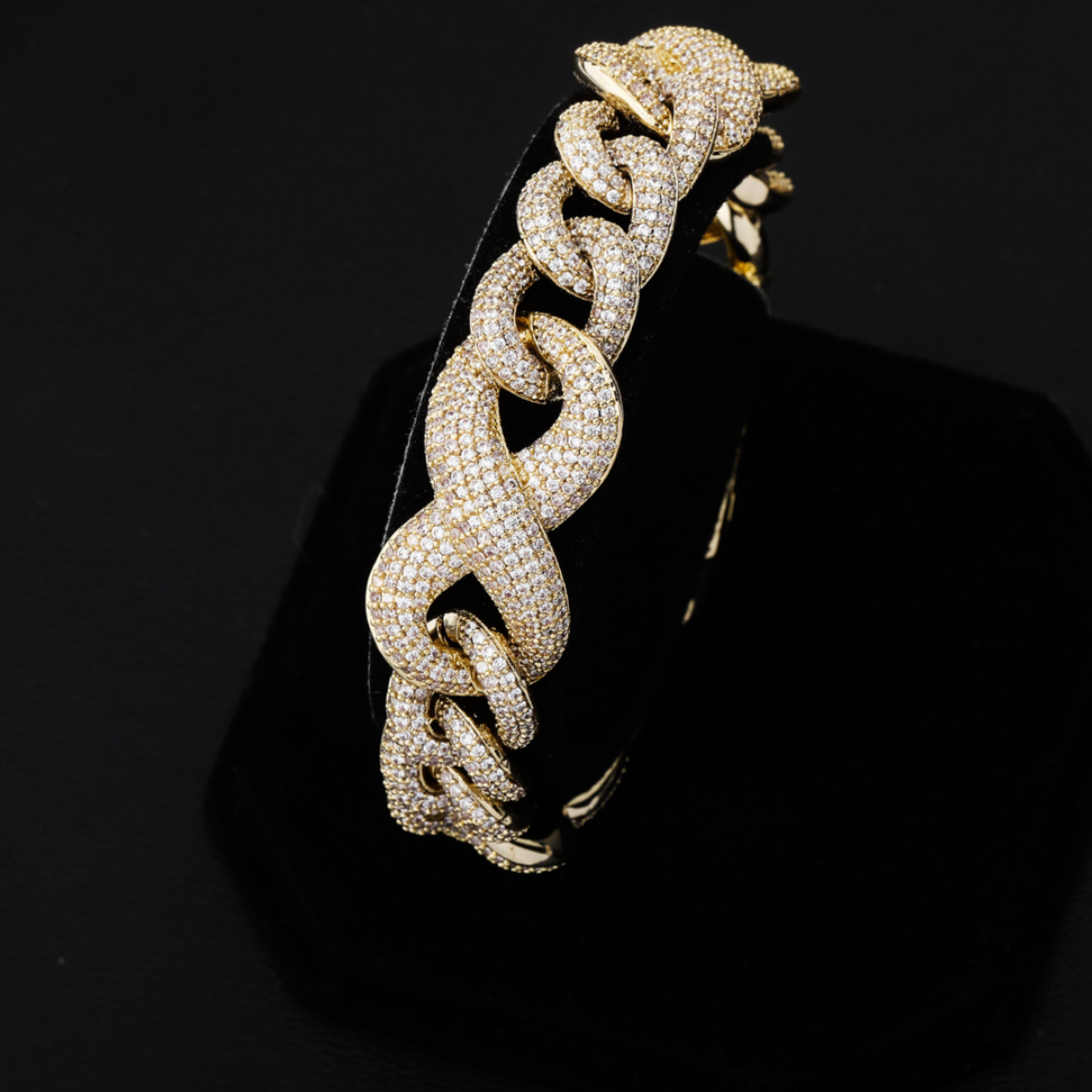 Infused Infinity Cuban Link Bracelet