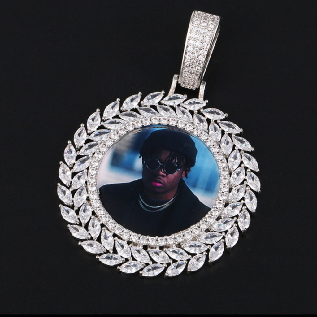 Marquise Custom Photo Pendant