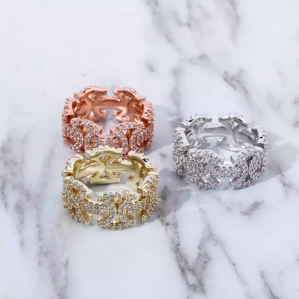 Cuban Link to Link Rings